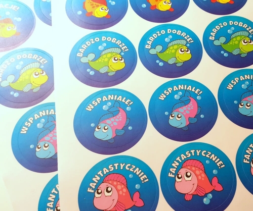 naklejki motywacyjne rybki