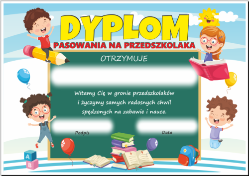 Pasowanie na przedszkolaka - Dzieci
