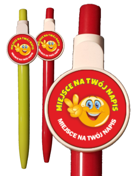 Długopis: "Uśmiechnięta buźka" + twoje napisy