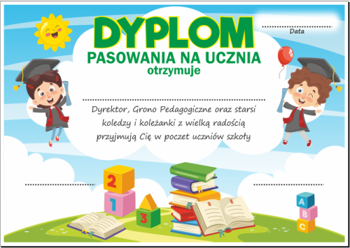 Pasowanie na ucznia - wzór 32