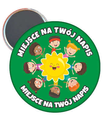 Magnes: Uniwersalny (Dzieci) + twoje napisy 