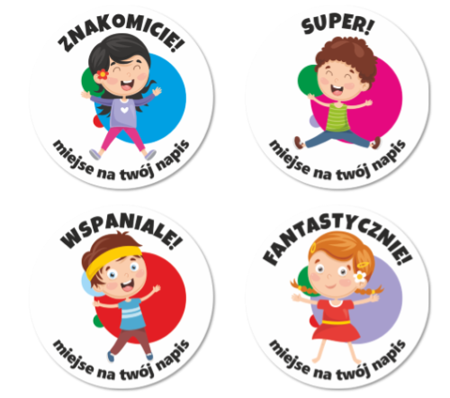 Naklejki motywacyjne - Dzieci PL