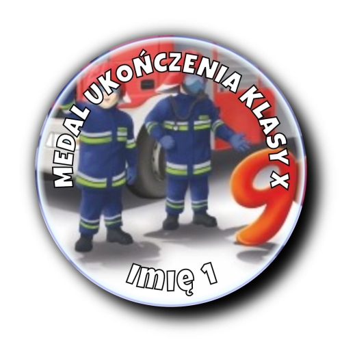 Medal ⌀ 58 mm zaprojektowany przez klienta