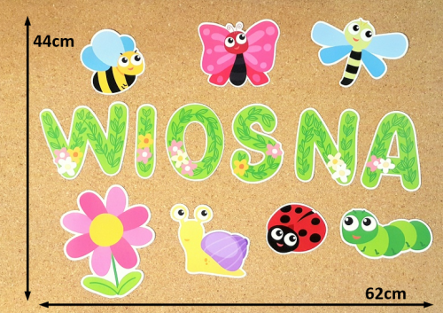 Dekoracja wiosenna - wzór 2 (jednostronna)
