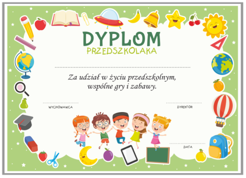 DYPLOM PRZEDSZKOLAKA