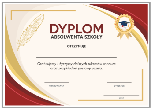 Dyplom Absolwenta szkoły
