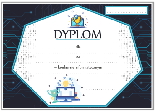 Dyplom konkurs informatyczny