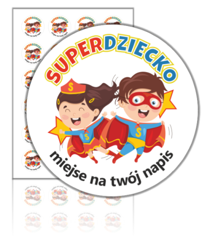 SUPERDZIECKO NAKLEJKI