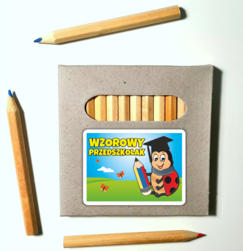 Kredki ołówkowe (12 szt.) : Wzorowy Przedszkolak (Biedronka)