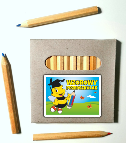 Kredki ołówkowe (12 szt.) : Wzorowy Przedszkolak (Pszczoła) 