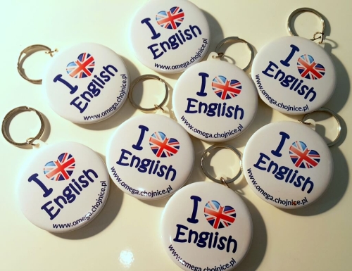 breloczki język angielski love english