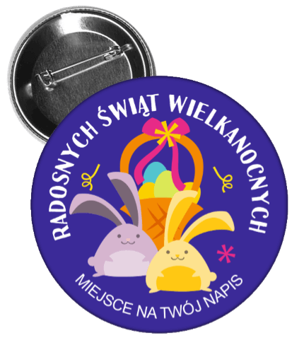 Przypinka wielkanocna dla dzieci.