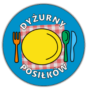 przypinka dyżurny posiłków
