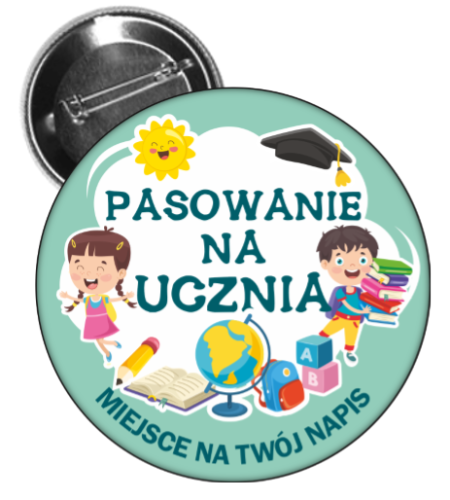 Przypinka pasowania na ucznia