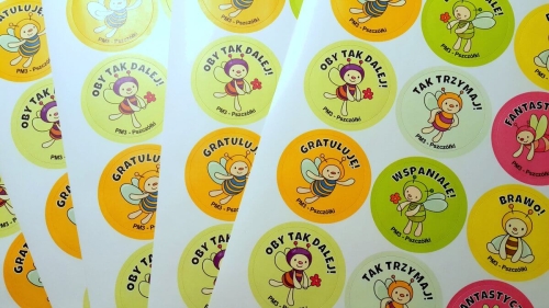 przykładowa realizacja naklejek 
