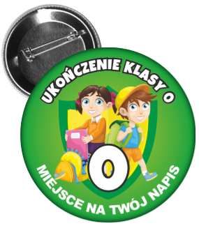 Przypinka ukończenia klasy 0.