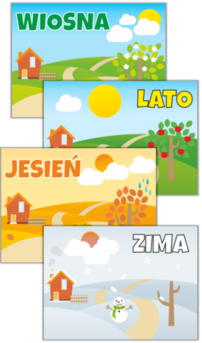 plansze edukacyjne pory roku
