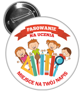 Przypinka pasowania na ucznia