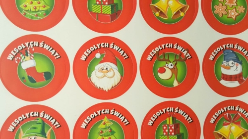 naklejki świąteczne dla dzieci