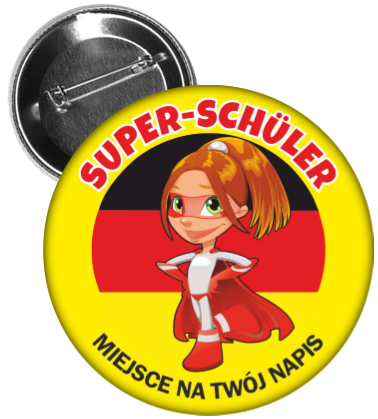 przypinka SUPER-SCHÜLER