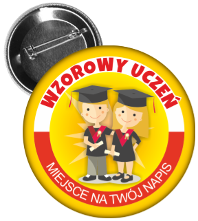 Przypinka wzorowego ucznia