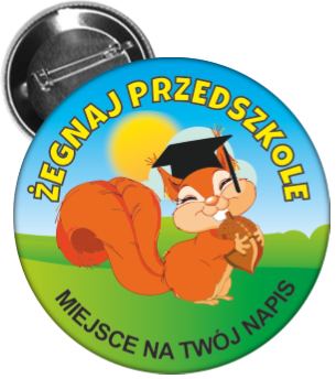 Przypinka ukończenia przedszkola