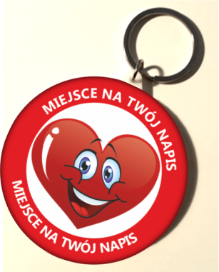 breloczek z serduszkiem dla dzieci