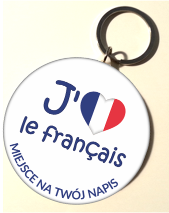 Brelok J. francuski - J'aime le français