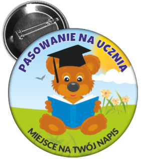 Pasowanie na ucznia - Miś z biretem