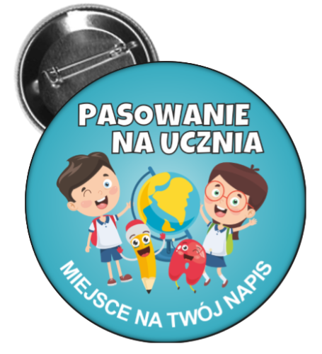 Przypinka pasowania na ucznia