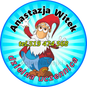Przypinka ⌀ 58 mm zaprojektowana przez klienta