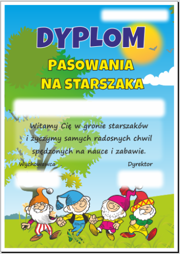 pasowanie na straszaka