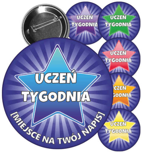 Przypinki dla dzieci.