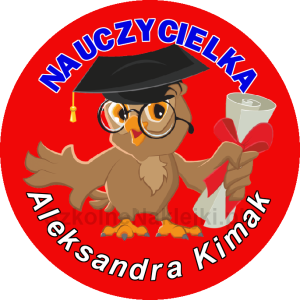 Przypinka ⌀ 58 mm zaprojektowana przez klienta