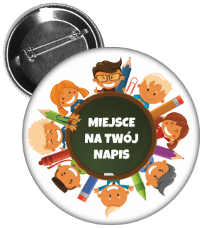 Przypinka uniwersalna z dziećmi