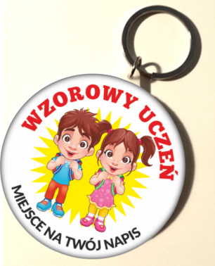 Breloczek wzorowego ucznia z dziećmi