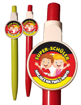 Długopisy z obrazkiem w języku niemieckim