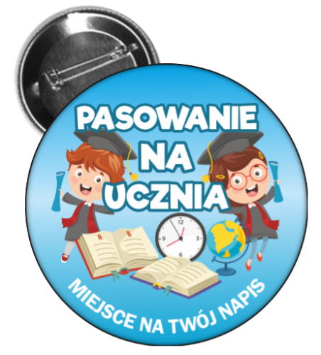 Przypinka pasowania na ucznia