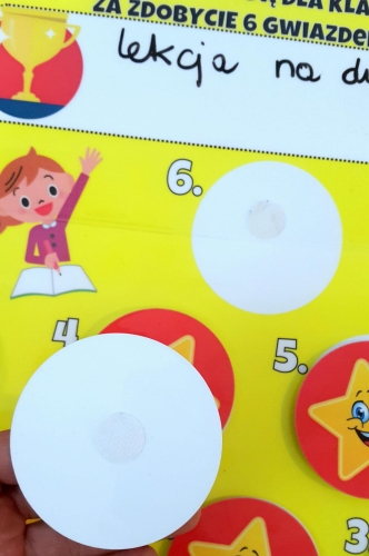 tablica motywacyjna wzorowej aktywności