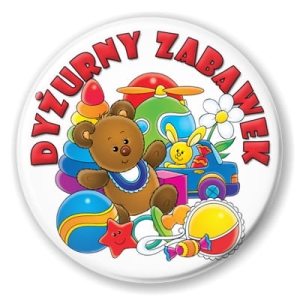Przypinka: Dyżurny Zabawek