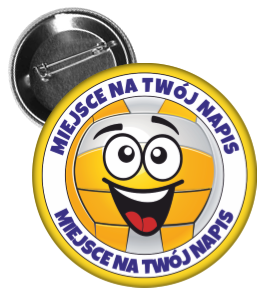 Przypinka piłka siatkowa