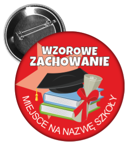 Przypinka wzorowe zachowanie