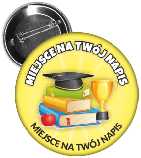 Przypinka Biret z Książkami