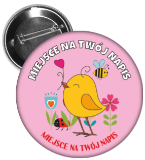 przypinka wielkanocna z pisklakiem
