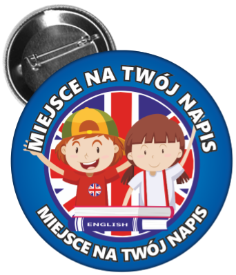 Przypinka J. Angielski - dzieci 2