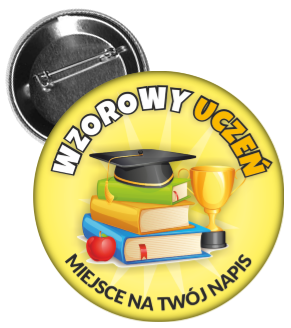 Przypinka wzorowego ucznia