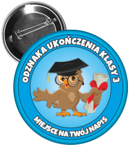Przypinka ukończenia klasy 3