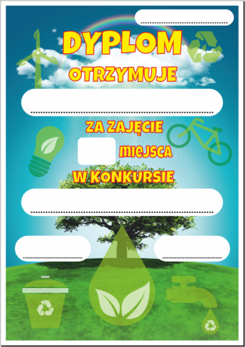 Dyplom konkurs ekologiczny