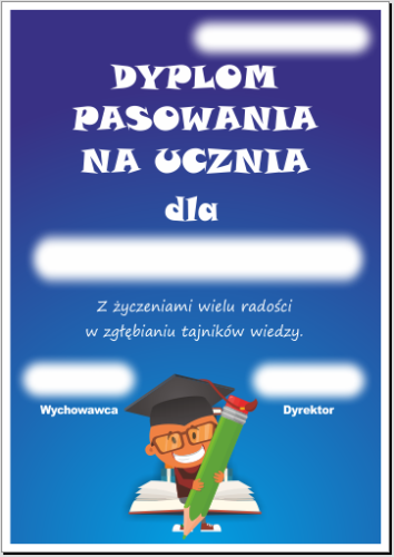 Dyplom pasowania na ucznia