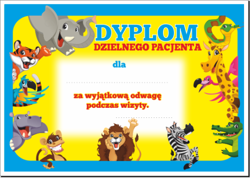 dyplom dzielnego pacjenta
